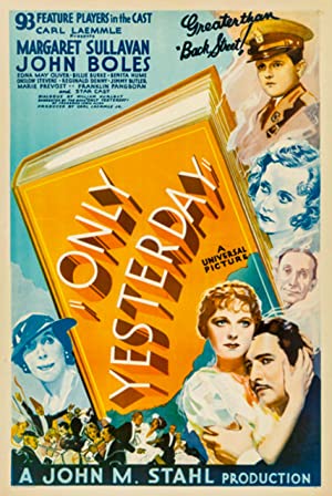 Only Yesterday Poster