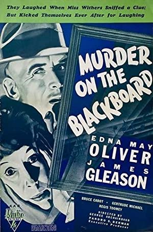 Murder on the Blackboard Poster