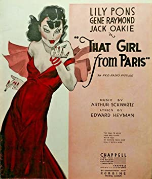 That Girl from Paris Poster