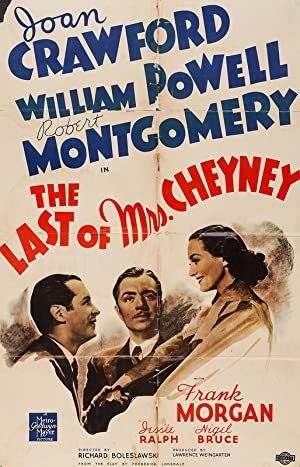 The Last of Mrs. Cheyney Poster