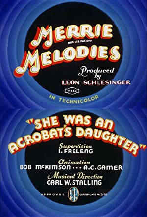 She Was an Acrobat's Daughter Poster