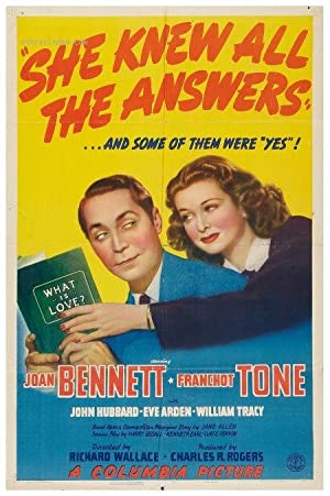 She Knew All the Answers Poster