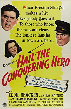 Hail the Conquering Hero Poster