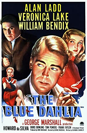 The Blue Dahlia Poster