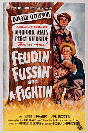 Feudin', Fussin' and A-Fightin' Poster