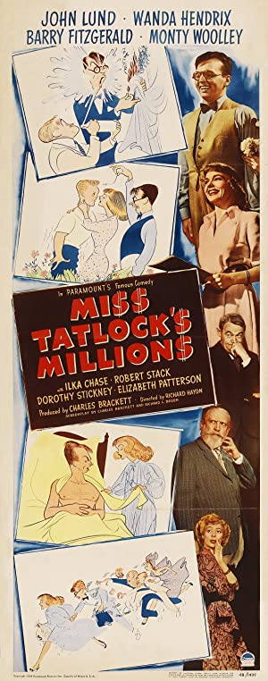 Miss Tatlock's Millions Poster