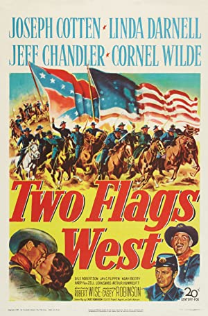 Two Flags West Poster