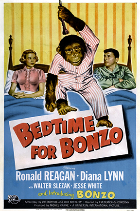 Bedtime for Bonzo Poster