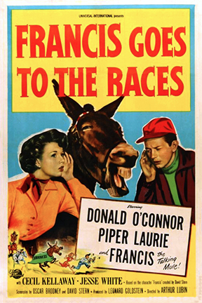 Francis Goes to the Races Poster