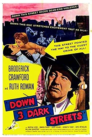 Down Three Dark Streets Poster