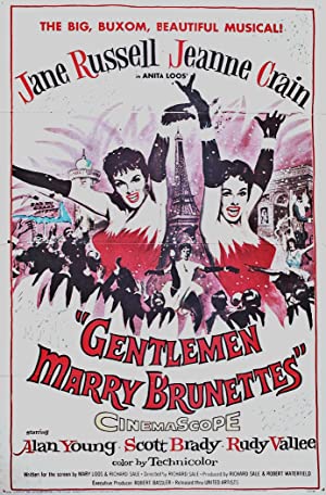 Gentlemen Marry Brunettes Poster