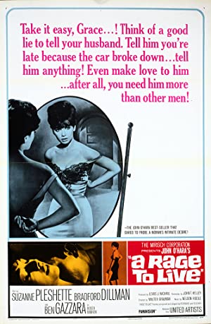 A Rage to Live Poster