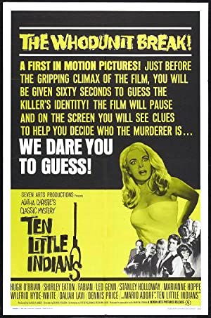 Ten Little Indians Poster