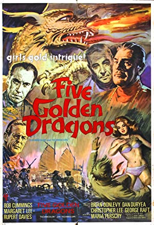 Five Golden Dragons Poster