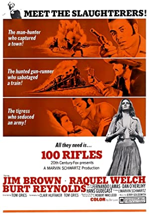 100 Rifles Poster