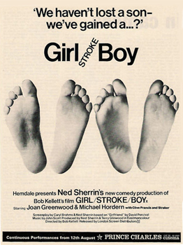 Girl Stroke Boy Poster