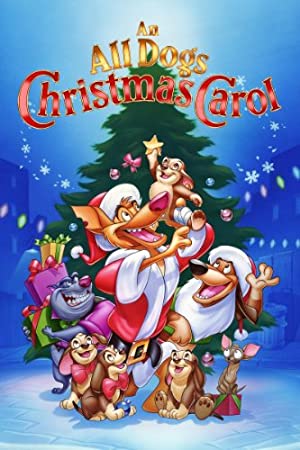 An All Dogs Christmas Carol Poster