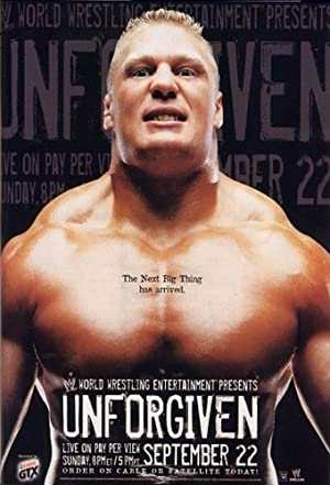 WWE Unforgiven Poster