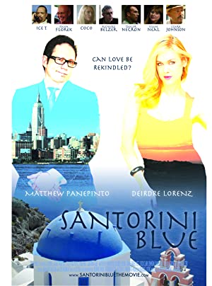 Santorini Blue Poster