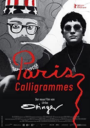 Paris Calligrammes Poster