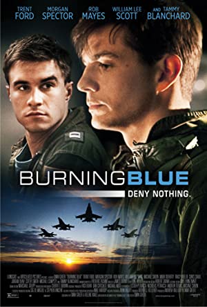 Burning Blue Poster