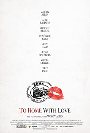 To Rome with Love Poster