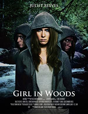 Girl in Woods Poster