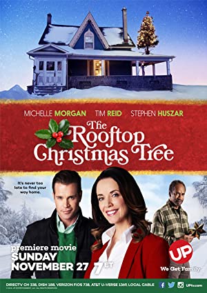 The Rooftop Christmas Tree Poster