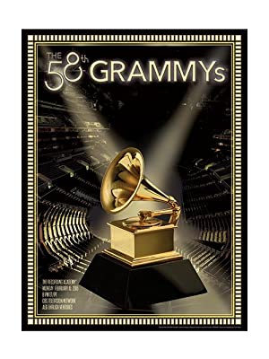 The 58th Annual Grammy Awards Poster