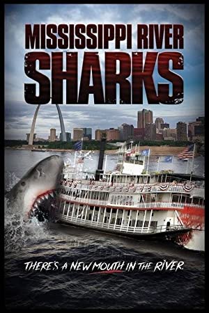 Mississippi River Sharks Poster