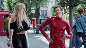 Britney Spears Catches Kevin Bacon Dancing: Apple Music UK Commercial Poster